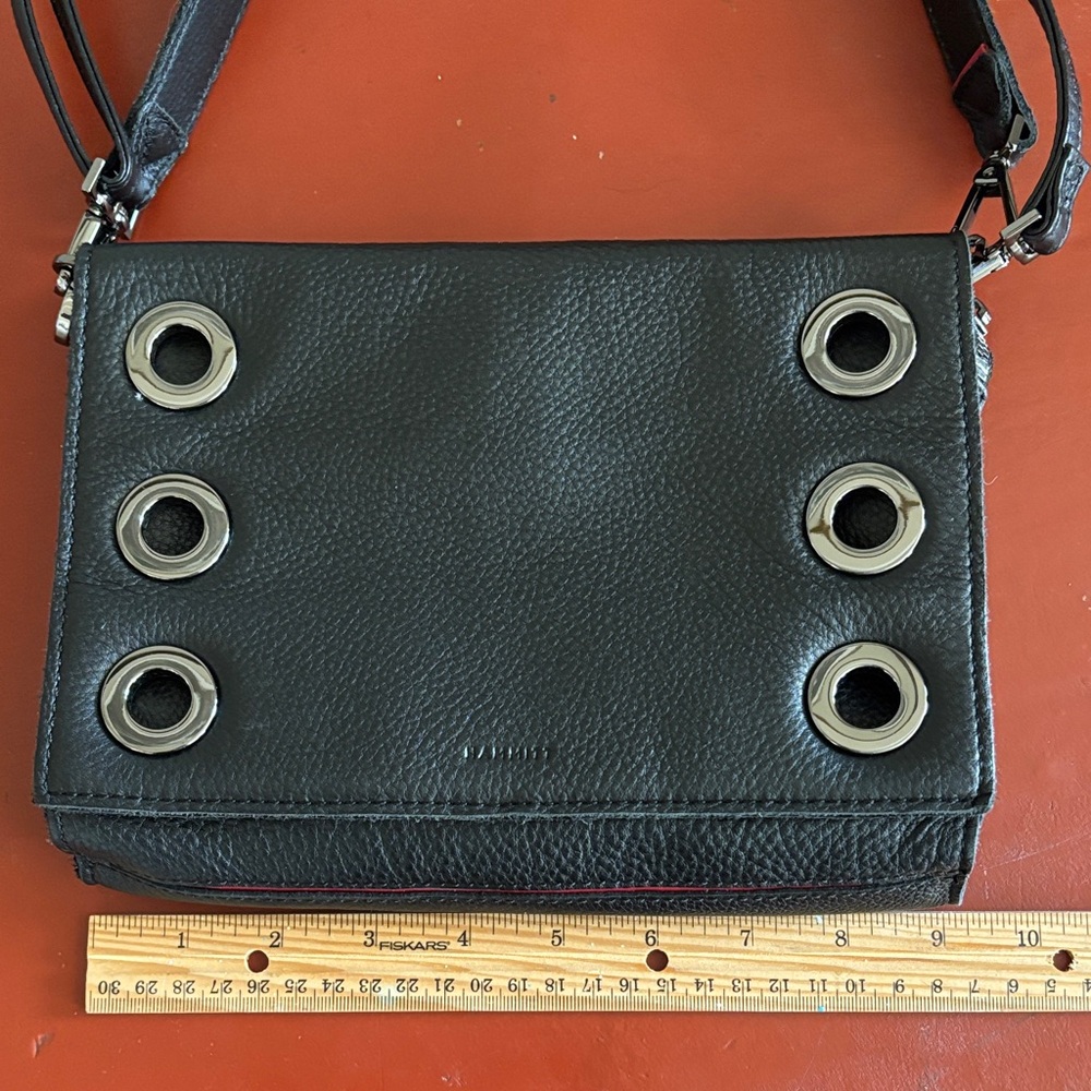 Hammitt Black Crossbody Bag with gunmetal Accents - Picture 9 of 10